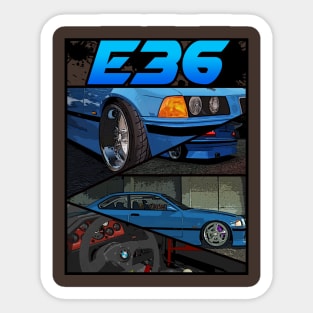 BMW e36 Sticker